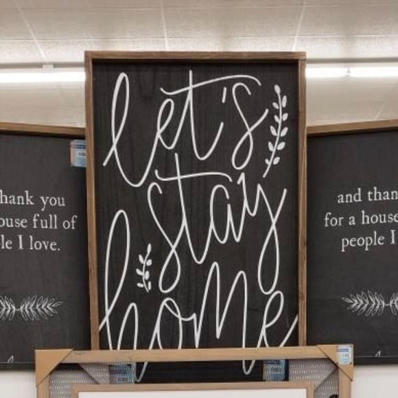 Let’s Stay Home Frame - Picture 2 of 2